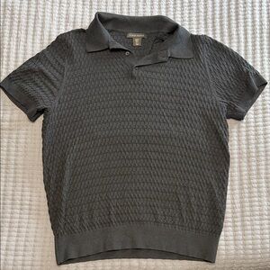 Stone Island Charcoal Polo Shirt
